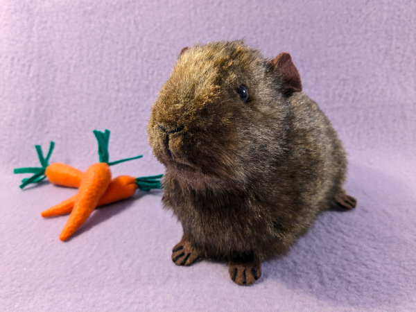 Big Agouti Brown Guinea Pig Plushie
