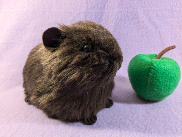 Big Dark Brown Guinea Pig Plushie