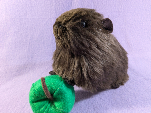 Big Dark Brown Guinea Pig Plushie