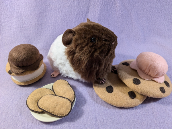 Big Neapolitan "Nea" Guinea Pig Plushie