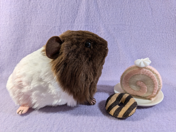 Big Neapolitan "Nea" Guinea Pig Plushie