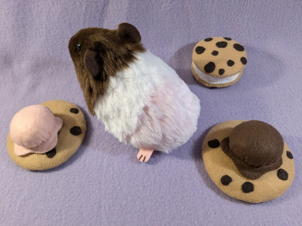 Big Neapolitan "Nea" Guinea Pig Plushie