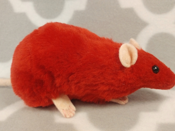 Red Rat Plushie | Citrine Mouse