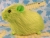 Big Lime Green Guinea Pig Plushie