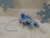 Blue Checkered Mouse/Rat Ornament