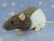 Blue Grey Half-Hooded Rat Plushie