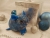 Blue Snowflakes 3 Guinea Pig Ornament