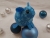 Cobalt Blue Guinea Pig Ornament