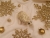 Gold Snowflakes Mouse/Rat Ornament