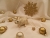 Gold Snowflakes Mouse/Rat Ornament