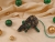 Green Velvet Mouse/Rat Ornament