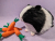 Big Black Dutch Guinea Pig Plushie