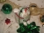 Red & Green on White Guinea Pig Ornament