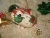 Gold, Red, & Green Guinea Pig Ornament