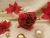 Red Poinsettias 2 Guinea Pig Ornament