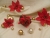 Red Poinsettias 2 Guinea Pig Ornament
