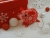 Red with White Snow Guinea Pig Ornament