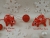 Red with White Snowflakes Mouse/Rat Ornament