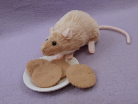 Beige Berkshire Rat Plushie