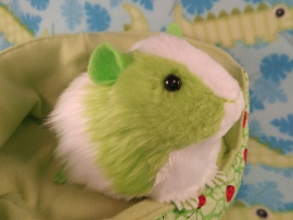 Big Lime Green Dutch Guinea Pig Plushie
