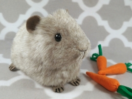 Big Silver Guinea Pig Plushie