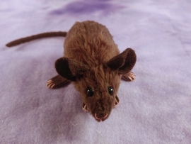 Dark Brown Mouse Plushie