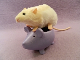 Ivory Hooded Rat Plushie