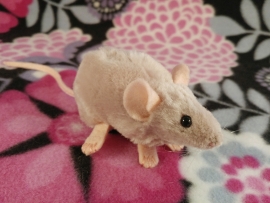 Light Pink Mouse Plushie