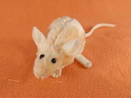 Peach Mouse Plushie