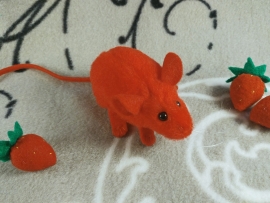 Red Mouse Plushie