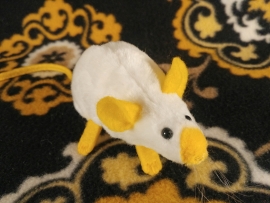 Yellow Siamese Mouse Plushie