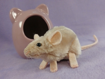 Beige Mouse Plushie