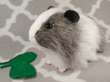 Big Agouti Grey Dutch Guinea Pig Plushie