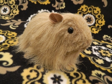 Big Beige Longhaired Guinea Pig Plushie