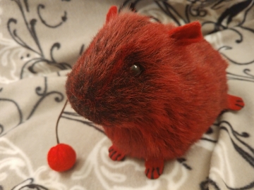 Big Cherry Bomb Guinea Pig Plushie