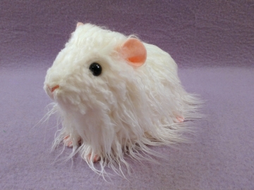 Big White Texel Guinea Pig Plushie