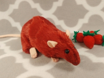 Maroon Rat Plushie