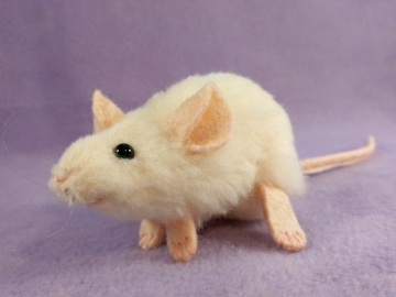 Ivory Mouse Plushie