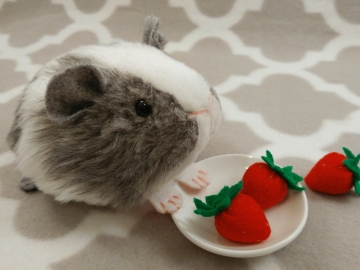 Little Grey Dutch Guinea Pig Plushie