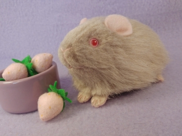 Little Lilac Grey Guinea Pig Plushie