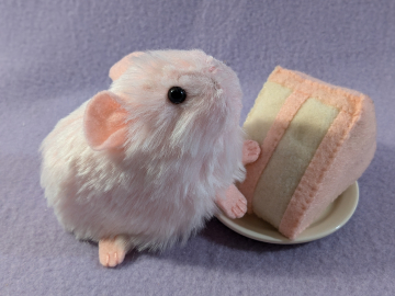 Little Pink Guinea Pig Plushie