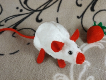 Red Siamese Mouse Plushie